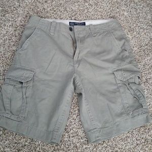 Gray Cargo Shorts